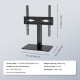 Buy TV Stand with Floor Stand for 32" to 55" TVs Table Top TV Stand Swivel ± 40° Height Adjustable 61.5-67 cm Universal TV Stand Load 41 kg Max VESA 400x400 mm Home Office Classroom