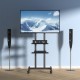 Koop Mobiele TV-standaard Mobiele TV-wagen voor 32"-70" TV's met wielen en een lade