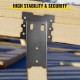 Buy Angle Riser Bracket 2pcs Wood Connector 18x10.8x24.5cm