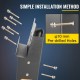 Buy Angle Riser Bracket 2pcs Wood Connector 18x10.8x24.5cm