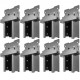 Buy 8pcs Angle Riser Bracket Wood Connector 18x10.8x24.5cm