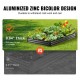 Buy Metal Raised Garden Bed 240x120x28 cm Grey for Vegetable Flowers