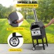 Buy Pizza Oven 2 Layers 12 Inch Outdoor Wood Burning Pizza Oven Max Temperature 500 Celsius Portable Outdoor Wood Burning Pizza Oven Fuel Wood Charcoal for Camping Garden