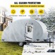 Koop Caravanaanhangwagenhoes 569 x 183 x 229 cm waterdichte hoes aanhangwagenhoes 18-20 voet hoes beschermhoes universeel voor caravans caravankoptrailer