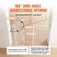 Buy Extendable Safety Gate Width 75-123 cm Height 76 cm Automatic Closing Stair Gate without Drilling Opening Width 533 mm at 180° Fence for Children and Dogs for Indoor