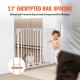 Buy Extendable Safety Gate Width 75-123 cm Height 76 cm Automatic Closing Stair Gate without Drilling Opening Width 533 mm at 180° Fence for Children and Dogs for Indoor