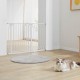 Buy Extendable Safety Gate Width 75-123 cm Height 76 cm Automatic Closing Stair Gate without Drilling Opening Width 533 mm at 180° Fence for Children and Dogs for Indoor