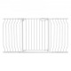 Buy Extendable Safety Gate Width 75-147 cm Height 76 cm Automatic Closing Stair Gate without Drilling Opening Width 533 mm at 180° Fence for Children and Dogs for Indoor