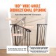 Buy Extendable Safety Gate Stair Gate for Children 75-99x76 cm