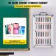 Buy Phone Storage Locker Box 32x20x51cm Cell Phone Management Box Load Bearing 20kg Phone Storage Box with 36 Slots and 2 Keys for Classroom