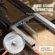 Buy Mill Rail Guide System 9ft Milling Guide 4 Cross Bar Kits Aluminum Sawmill Rail System Works with Chain Saws for Mill Woodworkers