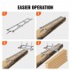 Buy Mill Rail Guide System 9ft Milling Guide 4 Cross Bar Kits Aluminum Sawmill Rail System Works with Chain Saws for Mill Woodworkers