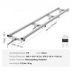 Koop Mill Rail Guide System 9ft Freesgeleider 4 Cross Bar Kits Aluminium zagerijrailsysteem Werkt met kettingzagerijen voor molentimmerlieden