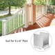 Buy Post Base 1 pc. Square Post Support 13.2 x 14.5 x 15.7cm Screw-in Base for Post 6" x 6" Thickness 2mm Metal Anchor for Post