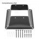 Buy Post Base, 10 Pcs Square Post Support 15.3 x 9.2 x 6.7cm Screw-in Post Base 4" x 4" Thickness 1.5mm Metal Post Anchor