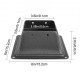 Buy Post Base, 10 Pcs Square Post Support 15.3 x 9.2 x 6.7cm Screw-in Post Base 4" x 4" Thickness 1.5mm Metal Post Anchor