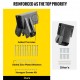 Buy Swing Bracket DIY Connector 2pcs 9.84" Shaped Swing Bracket Set Iron Connector with Recycle and Polyester Connector