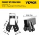 Buy Swing Bracket DIY Connector 2pcs 9.84" Shaped Swing Bracket Set Iron Connector with Recycle and Polyester Connector