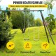 Buy Swing Bracket 12" DIY A-Shaped End Connector Swing Bracket Set Powder Coated Iron Connector for 4x4" Wood Pillars and 4x6" Beam Garden Green