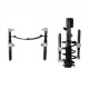 Buy Shock Absorber Spring Compressor Kit 1.2T Stroke 280mm Steel Spring Tensioner 1 Pair with Tool Box and Safety Holder for Disassembling Car Suspension Springs