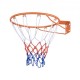 Comprar Aro de Baloncesto Diámetro Exterior 483mm Canasta de Baloncesto de Acero al Carbono con Red Pieza de Repuesto de Portería de Baloncesto Montada en Pared para Entrenamiento de Baloncesto, Naranja