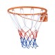 Comprar Aro de Baloncesto Diámetro Exterior 483mm Canasta de Baloncesto de Acero al Carbono con Red Pieza de Repuesto de Portería de Baloncesto Montada en Pared para Entrenamiento de Baloncesto, Naranja