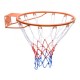 Comprar Aro de Baloncesto Diámetro Exterior 483mm Canasta de Baloncesto de Acero al Carbono con Red Pieza de Repuesto de Portería de Baloncesto Montada en Pared para Entrenamiento de Baloncesto, Naranja