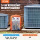 Buy Portable Refrigerant Recovery Machine 3/4 HP Recovery Machine with High Pressure Protection 2.2kg/min 1450rpm Speed Self-Cleaning for Liquid Vapor Refrigerant