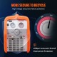 Buy Portable Refrigerant Recovery Machine 3/4 HP Recovery Machine with High Pressure Protection 2.2kg/min 1450rpm Speed Self-Cleaning for Liquid Vapor Refrigerant