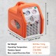 Buy 1HP Portable Refrigerant Recovery Machine Double Cylinder Recovery Machine with High Pressure Protection 1750rpm for Liquid Refrigerant Vapor Car Air Conditioner