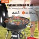 Kaufen Sie Runder kugelförmiger Barbecue-Grill, Durchmesser 53 cm, Eisen, 53 cm Ersatz-Rundgrill für Outdoor-Grill für Party, Camping, Strand, Kugelgrill