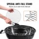 Kaufen Sie Runder kugelförmiger Barbecue-Grill, Durchmesser 53 cm, Eisen, 53 cm Ersatz-Rundgrill für Outdoor-Grill für Party, Camping, Strand, Kugelgrill