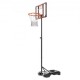 Kaufen Sie Tragbarer Outdoor-/Indoor-Basketballkorb, höhenverstellbar von 152–213 cm, 69 cm Rückwand mit Ständer mit Rädern und gewichteter Basis für Erwachsene und Kinder, Basketballtraining