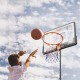 Kaufen Sie Tragbarer Outdoor-/Indoor-Basketballkorb, höhenverstellbar von 152–213 cm, 82 cm Rückwand mit Ständer mit Rädern und gewichteter Basis für Erwachsene und Kinder, Basketballtraining