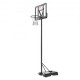 Koop Draagbare outdoor/indoor basketbalring, in hoogte verstelbaar van 122-305 cm, 112 cm bord met standaard met wielen en verzwaarde basis voor volwassenen en kinderen, basketbaltraining