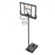 Kaufen Sie Tragbarer Outdoor-/Indoor-Basketballkorb, höhenverstellbar von 122–305 cm, 112 cm Rückwand mit Ständer mit Rädern und beschwerter Basis für Erwachsene und Kinder, Basketballtraining