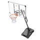 Comprar Canasta de Baloncesto para Exterior/Interior Portátil Altura Ajustable de 232-305 cm Tablero de 138 cm con Soporte con Ruedas y Base Ponderada para Adultos y Niños, Entrenamiento de Baloncesto