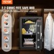 Buy Fingerprint Safe Box for Home 62L Digital Safe with Key and Passwords Anti-Theft Steel Wall Safe Box 3 Types of