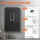 Buy Fingerprint Safe Box for Home 62L Digital Safe with Key and Passwords Anti-Theft Steel Wall Safe Box 3 Types of