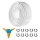 Buy PEX AL PEX Pipe for Underfloor Heating 100m Roll Aluminum Plastic Composite Pipe Φ 16mm Thickness 2mm Oxygen Barrier Pipe for Gas, Cold and Hot Water in Homes