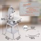 Buy Commercial Electric Butcher Bone Saw Bone Band Saw 1500W 300kg/h Electric Saw for Frozen Meat and Bones Thickness 4-200mm for Restaurant 54x49.5x142cm