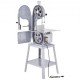 Buy Commercial Electric Butcher Bone Saw Bone Band Saw 1500W 300kg/h Electric Saw for Frozen Meat and Bones Thickness 4-200mm for Restaurant 54x49.5x142cm