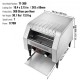 Comprar Commercial Conveyor Toaster 300 Slices/Hour Commercial Toaster Heavy Duty