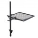 Buy Rotating Campfire Grill Adjustable Height 71cm Portable Steel Grill 40.5x40.5cm Diamond Mesh 6kg Load Capacity for Outdoor BBQ Campfire