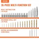 Buy 19PCS 3.2-12.7mm Set Screw Extractor with 16PCS HSS Drill Bits Left Hand Twist Broken Screw Extractor 2.8-12.7mm 35PCS Set with Case for Removing Damaged Bolts