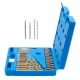 Buy 19PCS 3.2-12.7mm Set Screw Extractor with 16PCS HSS Drill Bits Left Hand Twist Broken Screw Extractor 2.8-12.7mm 35PCS Set with Case for Removing Damaged Bolts