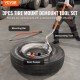 Buy Tire Removal Tool 571-622mm Steel Bar for Changing Tires Manual Mounting Dismounting 3 Tire Changing Tools Heel Pads for Trucks Cars, Orange