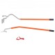 Buy Tire Removal Tool 571-622mm Steel Bar for Changing Tires Manual Mounting Dismounting 3 Tire Changing Tools Heel Pads for Trucks Cars, Orange