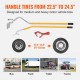 Buy Tire Removal Tool 571-622mm Steel Bar for Changing Tires Manual Mounting Dismounting 3 Tire Changing Tools Heel Pads for Trucks Cars, Yellow