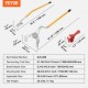 Buy Tire Removal Tool 571-622mm Steel Bar for Changing Tires Manual Mounting Dismounting 3 Tire Changing Tools Heel Pads for Trucks Cars, Yellow